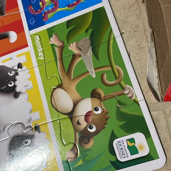 •THE LEARNING JOURNEY•50-JUMBO FLOOR PIECE ANIMAL PUZZLE - Picture 11 of 11